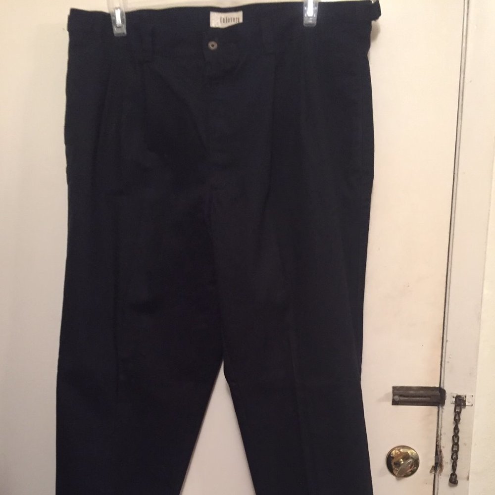 MENS CUBAVERA BLACK PANTS 40/30.